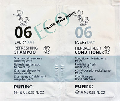 Puring 06 EveryDay Shampoo & Conditioner Packets (0.33oz)