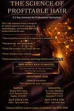 Load image into Gallery viewer, The Science of Profitable Hair - Choose from two different dates and locations