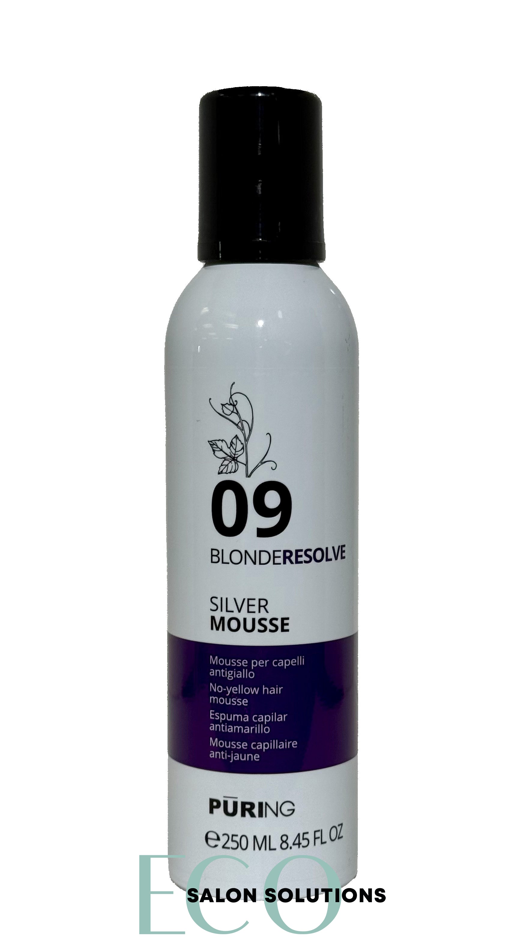 Tutto Puring 09 Blonde Resolve Silver Mousse - 8.45oz