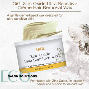 GiGi Zinc Oxide Infused Ultra Sensitive Wax 13oz