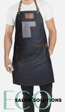 Load image into Gallery viewer, Betty Dain Black Brooklyn Denim Apron