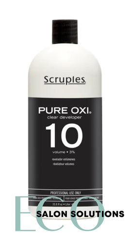 Scruples - 10 Volume Clear Liquid Pure Oxi Developer - 33.8oz