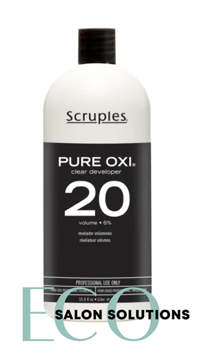 Scruples - 20 Volume Clear Liquid Pure Oxi Developer - 33.8oz