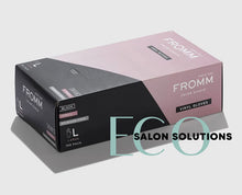 Load image into Gallery viewer, Fromm Black Vinyl Powder-Free Gloves