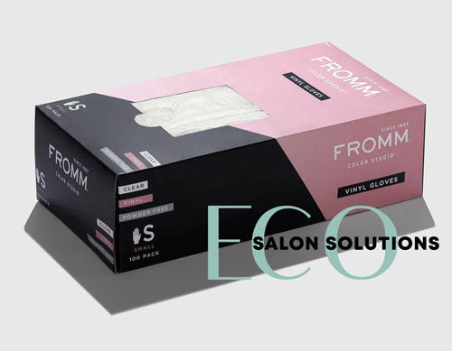 Fromm Clear Vinyl Powder-Free Gloves