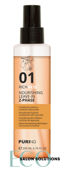 Puring 01 Richness Nourishing 2-Phase Leave-in 6.76oz/200ml