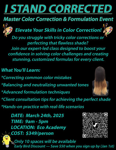 I STAND CORRECTED - A Master Color Correction & Formulation Event