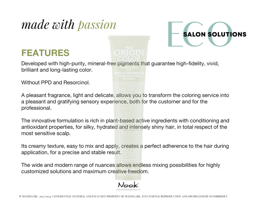Nook - The Origin Color Manual - Swatch Book