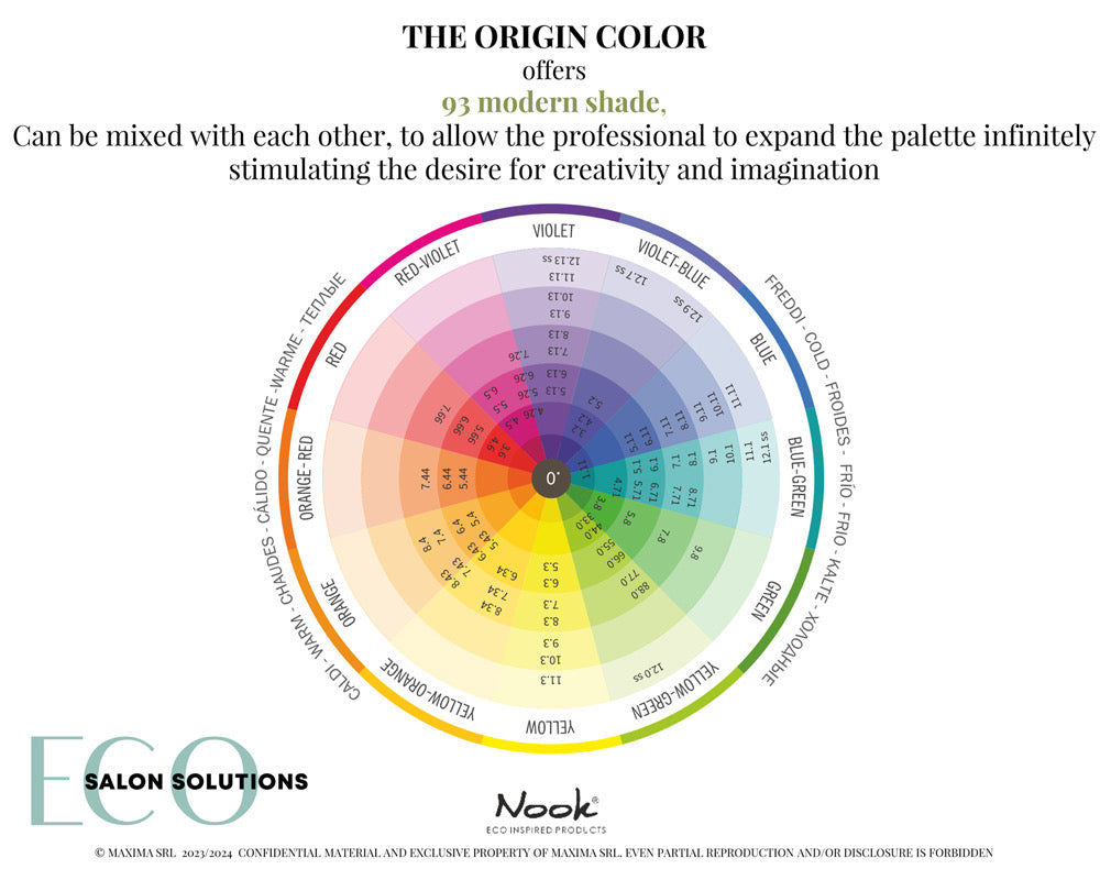 Nook - The Origin Color Manual - Swatch Book