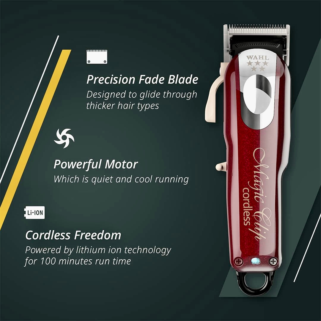 Wahl - 5 Star Magic Clip Clipper - Cord/Cordless #8148