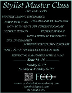 Stylist Master Class (Freaks & Geeks) - Sept 14th & 15th, 2025 (Sarasota)