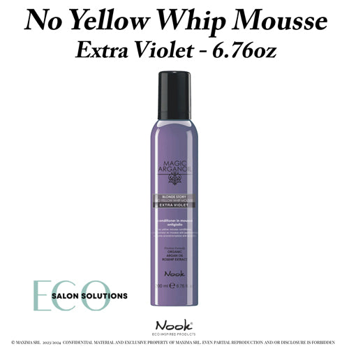 The Blonde Story No Yellow Extra Violet Whip Mousse 6.76oz