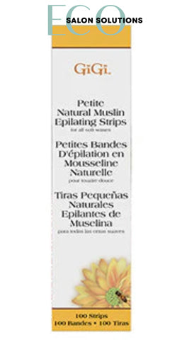 GiGi - Petite Natural Muslin Epilating Strips 0625 - 100 Strips