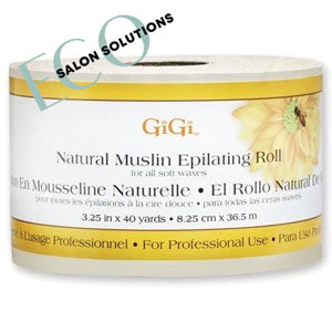 GiGi - Natural Muslin Epilating Roll 0620 - 3.25'' x 40 yards
