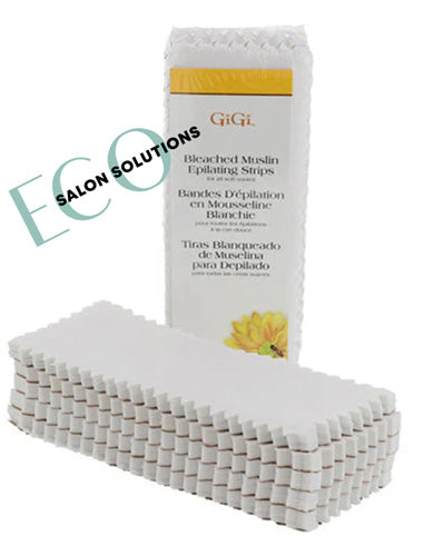 GiGi - Small Bleached Muslin Epilating Strips 0630 - 100 Strips