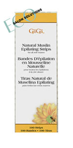 GiGi - Small Natural Muslin Epilating Strips 0600 - 100 Strips