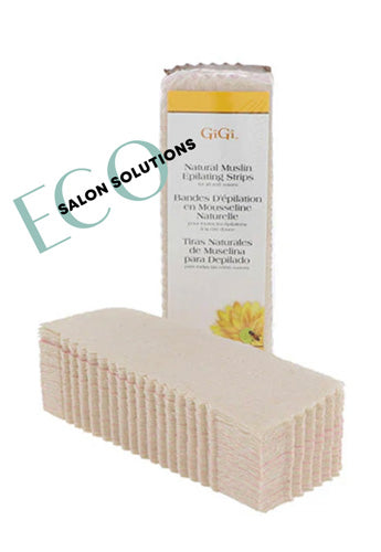 GiGi - Small Natural Muslin Epilating Strips 0600 - 100 Strips