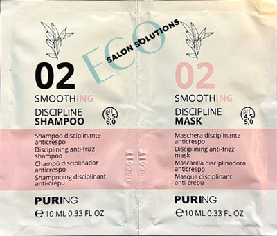 Puring 02 Smoothing Discipline Shampoo & Mask Packets (0.33oz)