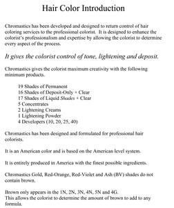 Chromastics Manual