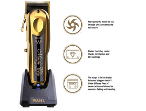 Wahl 5 Star Gold Cordless Magic Clip - 8148-700