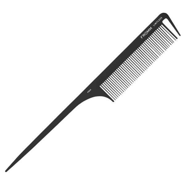 Fromm Limitless Carbon Rat Tail Comb F3014 - 9.25''