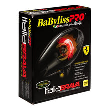 Load image into Gallery viewer, BaByliss Nano Titanium Italia Brava 2000 Watt Hair Dryer - Black