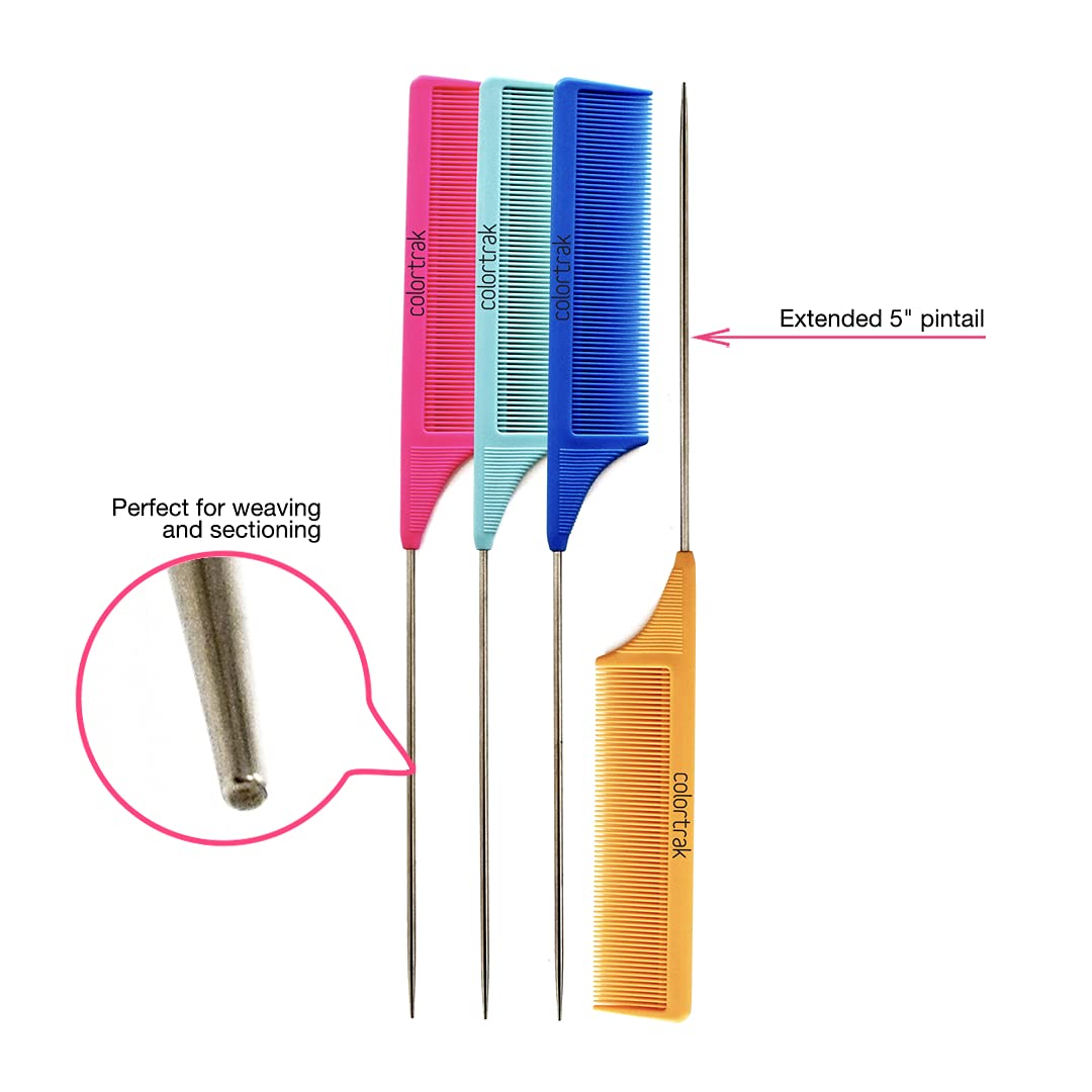 ColorTrak Carbon Fiber Pintail Combs