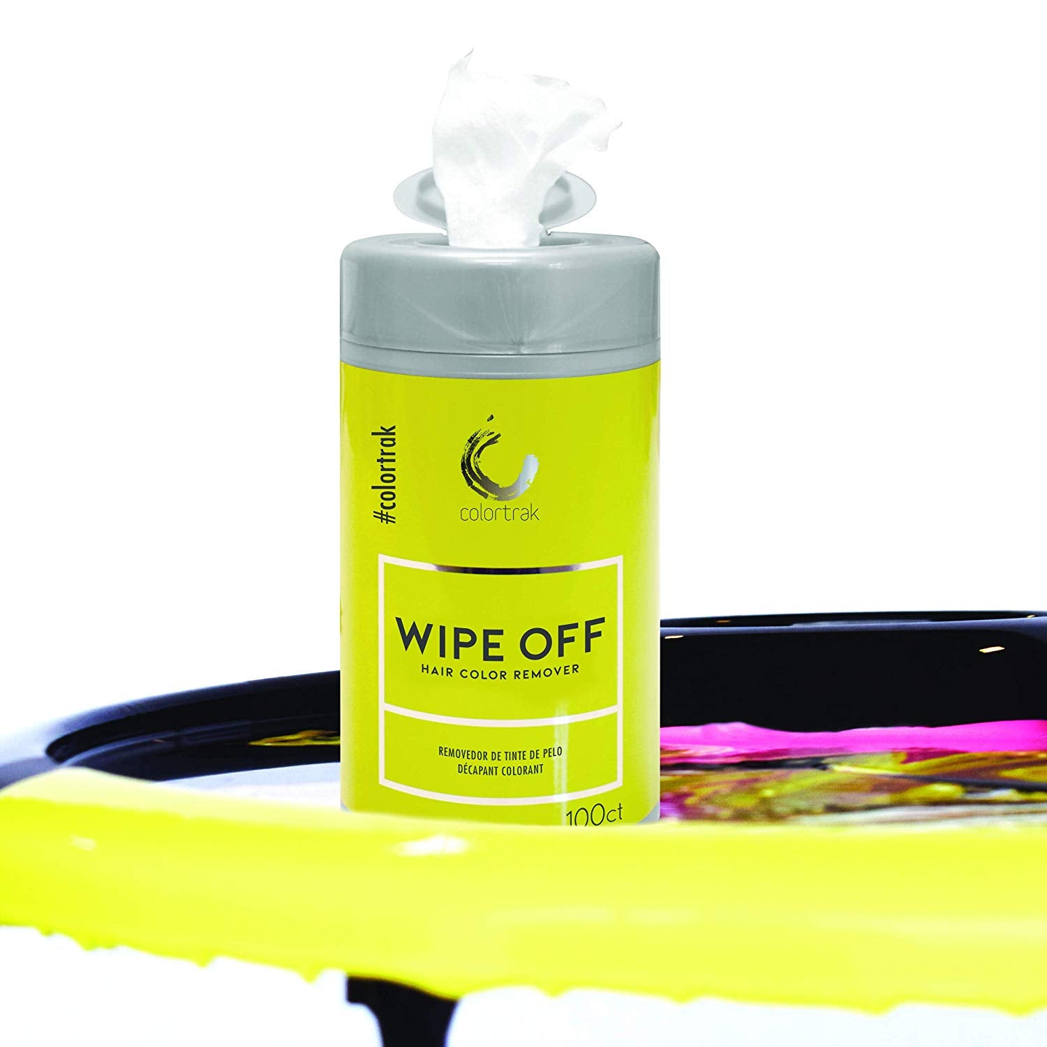 Colortrak Hair Color Remover Wipes Dispenser (100 Wipes)