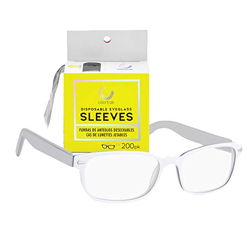 ColorTrak Disposable Eyeglass Covers - 200ct