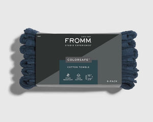 Fromm 100% Cotton Colorsafe Towels - 6 Packs