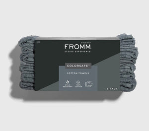 Fromm 100% Cotton Colorsafe Towels - 6 Packs