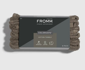 Fromm 100% Cotton Colorsafe Towels - 6 Packs